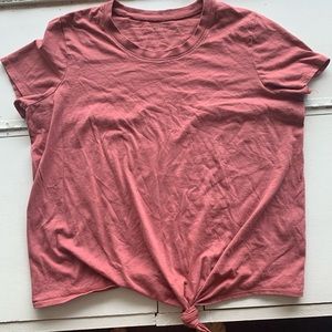 Madewell Knot Front Shirt